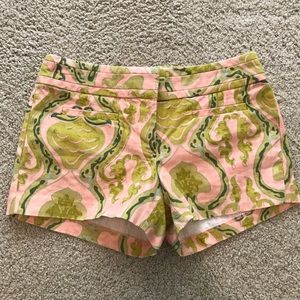 J. Crew Printed Linen Shorts - 3”